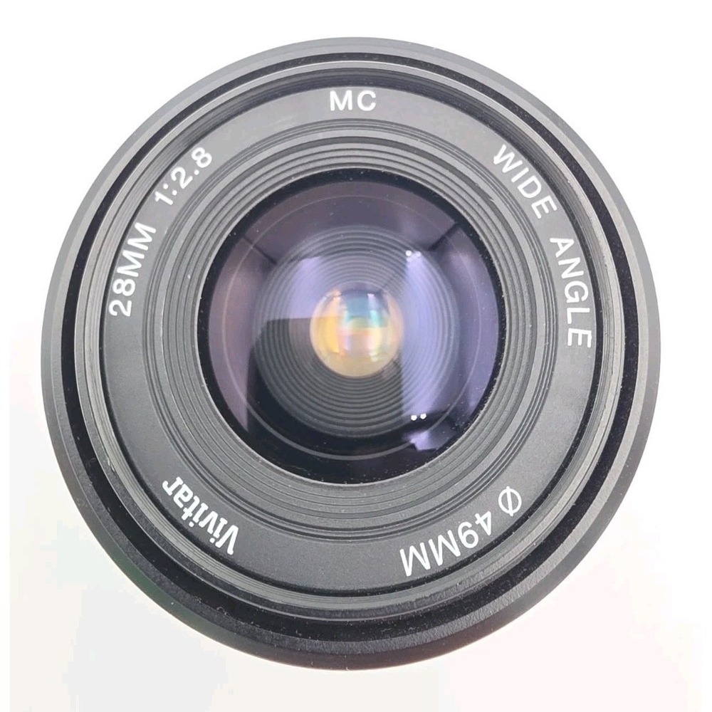 Vivitar 28mm 49mm  1:2.8 MC Wide Angle Made In JAPAN